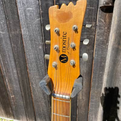 Vintage 1965 Mosrite Ventures Model Vibramute Ink Blue image 2