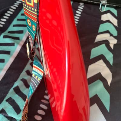 Squier Standard Stratocaster with Maple Fretboard 2001 - 2018 - Candy Apple Red image 7