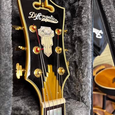 D'Angelico Excel EXL-1 Hollow Body Archtop with Rosewood Fretboard 2010s - Natural-Clear image 3
