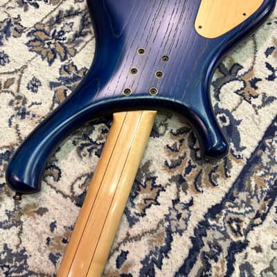 Marleaux Consat Custom 4 2014 - Quilted Maple Top - Trans Blue Hi-end Bass Guitar image 12