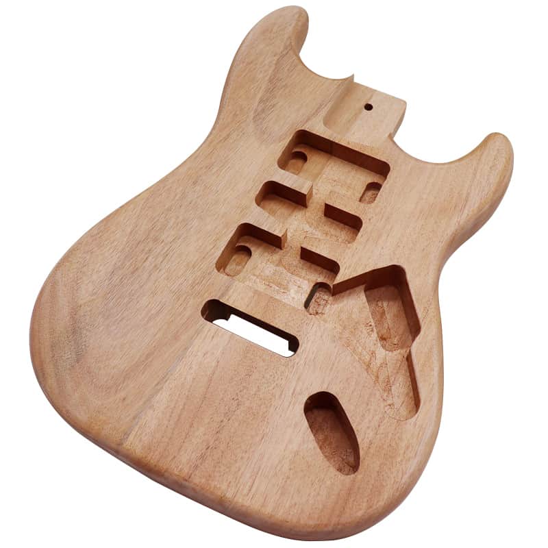 ST Guitar Body Okoume Wood Guitar Barrel image 1