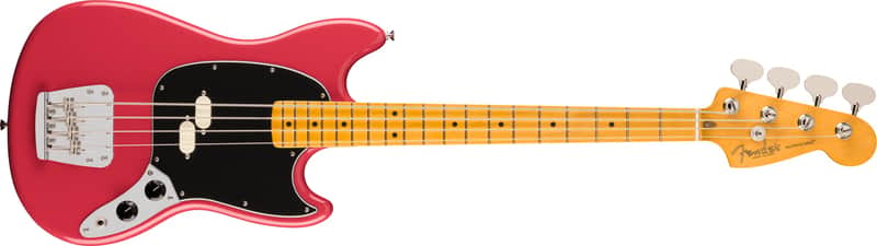 FENDER - American Professional Classic Mustang Bass Maple Fingerboard Faded Dakota Red - 0198652375 image 1