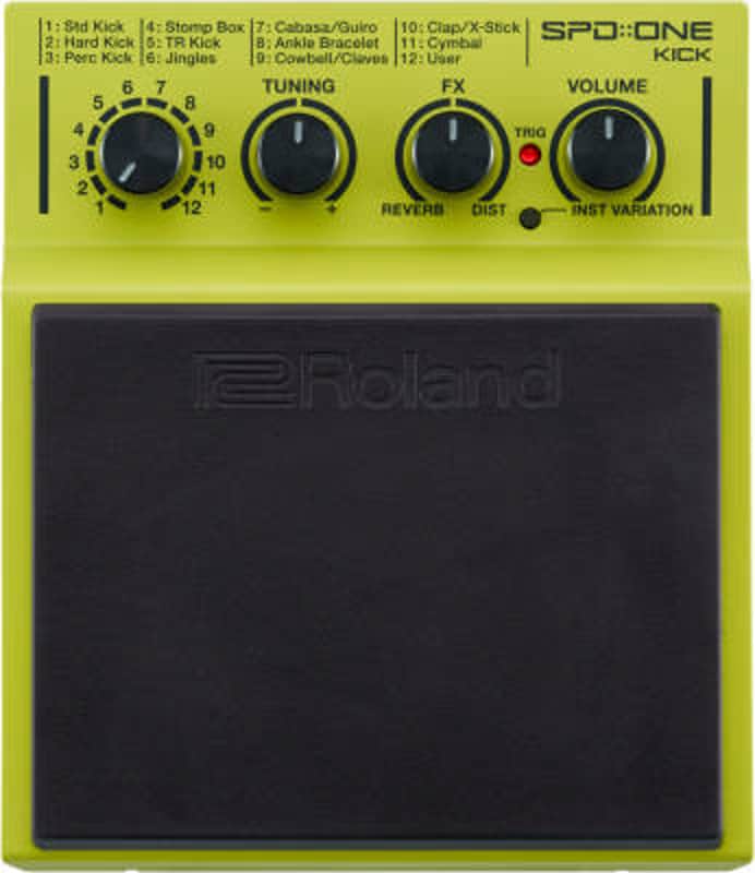 Roland SPD::One Kick Digital Percussion Pad 2010s - Yellow image 1
