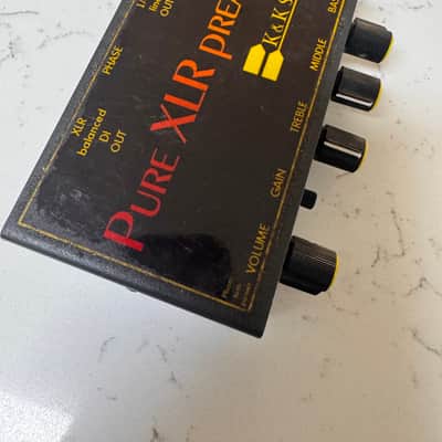 K&K Sound Pure XLR Preamp 2010s - Black image 3