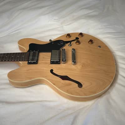 Vintage 1990 Epiphone Dot (Gibson 335) - Made in Korea (MIK) - Natural - Free Pro Setup image 5