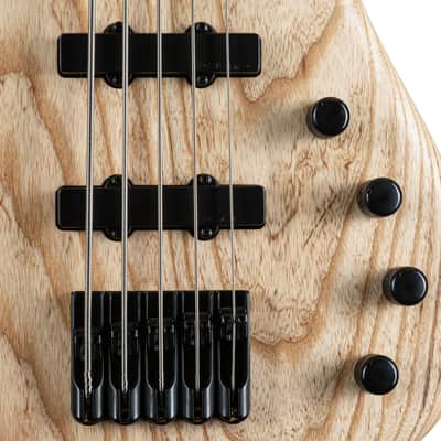 Fame Baphomet 5 III Natural Ash - 5-String Electric Bass image 8
