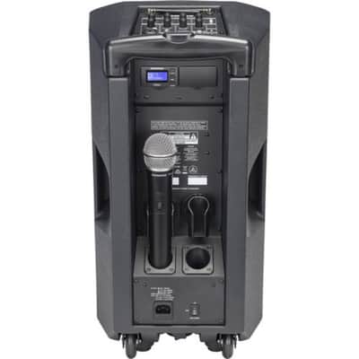 Samson Expedition XP310w-K: 470 to 494 MHz 10" 300W Portable PA System with Wireless Microphone (K) image 6