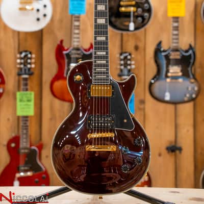 EPIPHONE Jerry Cantrell "Wino" Les Paul Custom Dark Wine Red image 1