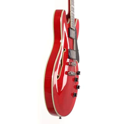 Eastman T486-RD Semi-Hollowbody Red image 5