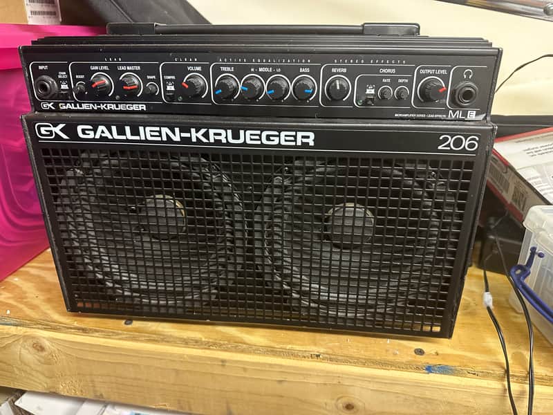 Gallien-Kruger ML E 206 Lunchbox 1989  - Black image 1