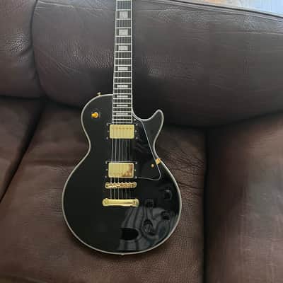 Les Paul Custom Black Beauty Copy LP Custom Clone - Black image 1