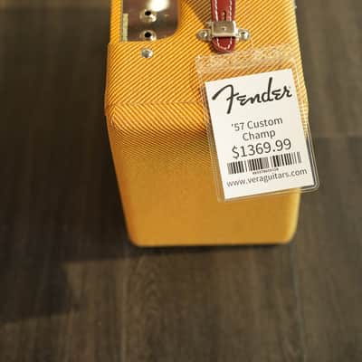 Fender '57 Custom Champ 2-Channel 5-Watt 1x8" Guitar Combo 2016 - Present - Lacquered Tweed image 7