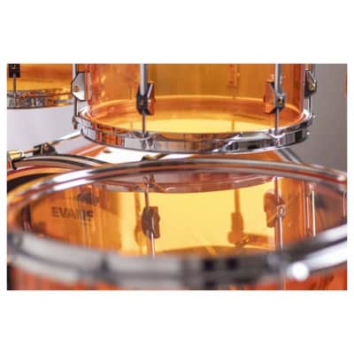 Tamburo Volume 520 - 5 Piece Drum Kit in Acrylic Yellow image 3