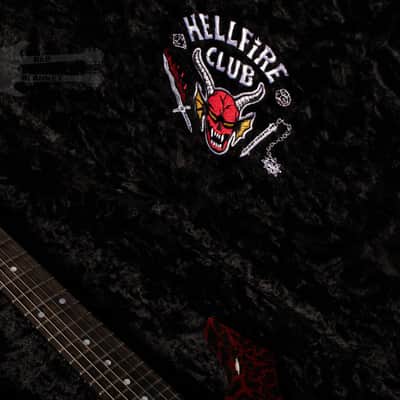 B.C. Rich Stranger Things Limited Edition Eddie's NJ Warlock USA Custom Shop Red Crackle #1 of 100 image 16