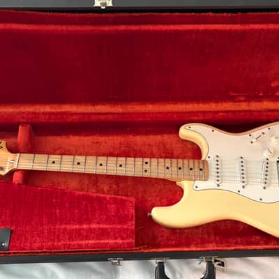 Fender Stratocaster 1974 - Olympic White - Original w/Case image 1