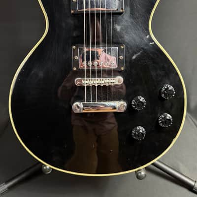 Vintage 1970's Avila LP Custom-Style Electric Guitar Gloss Black MIJ image 2