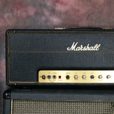 Marshall JMP 1959 MK II Super Lead 2-Channel 100-Watt Guitar Amp Head 1975 - 1981 Black image 2