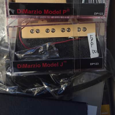 DiMarzio Model P and Model J (bridge) PJ Pickup Set image 1