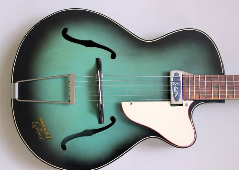 1960's Egmond Lucky 7 Greenburst - Recovered and upgraded image 1