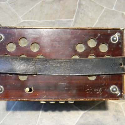 antique historic HOHNER CLUB MODELL 1 diatonic button accordion Germany 1930s image 7