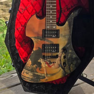 2011 B.C. Rich Mockingbird Masterpiece Translucent Red w/ Quilted