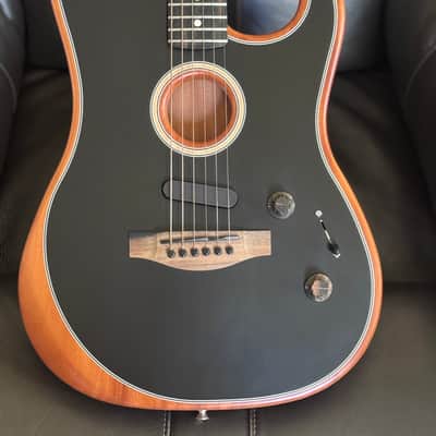 Fender American Acoustasonic Stratocaster 2020 - Black image 12