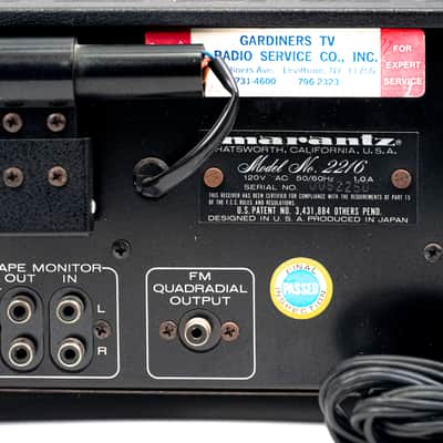 Marantz 2216 Stereophonic Receiver – Vintage FM/MW Stereo Receiver image 10