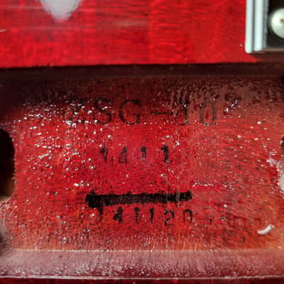 Cool Z ZSG-10 SG Standard 2014 - Heritage Cherry - All Original - Made By Fujigen in Japan MIJ image 21