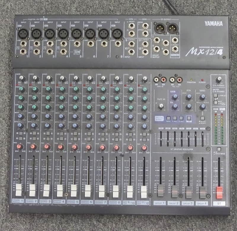 Yamaha MX 12/4 12 Channel 4-Bus Analog Mixing Console Mixer Pro