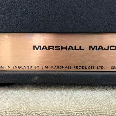 Marshall Major 200wt P.A. Head 1972 image 3
