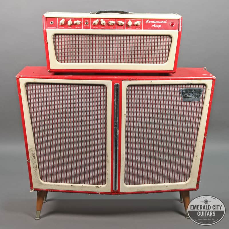 1995 Tone King Continental Head w/ 2x12" Cabinet image 1