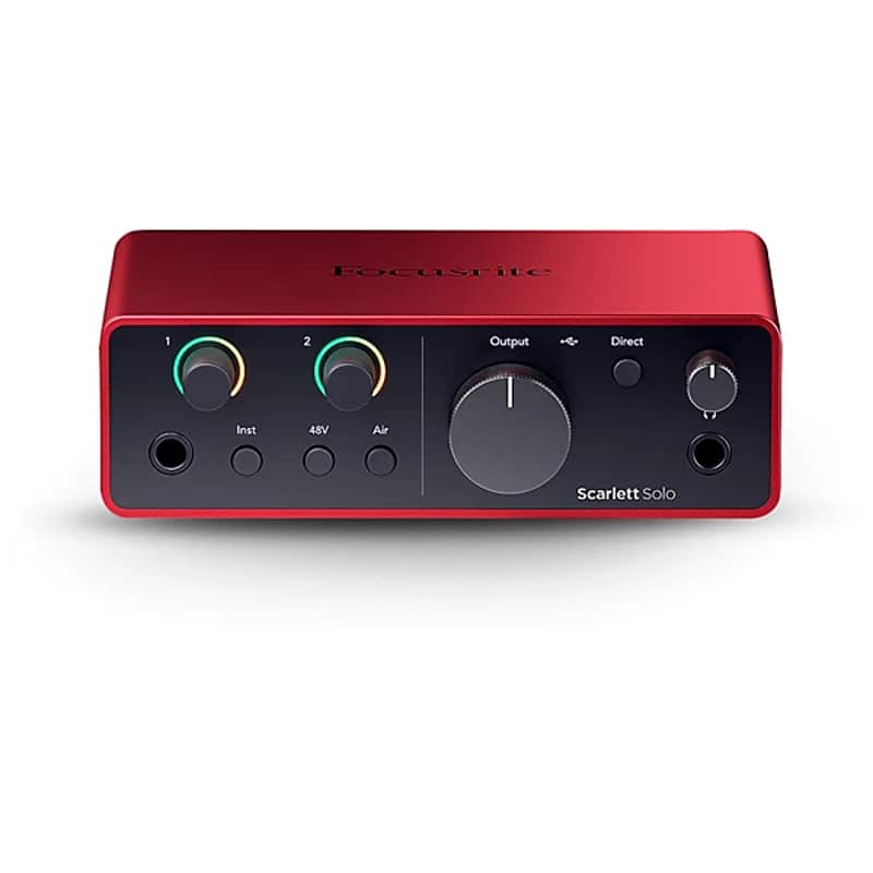 Focusrite Scarlett Solo 4th Gen USB-C Audio Interface image 1