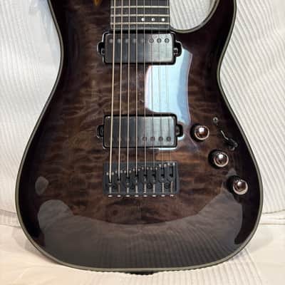 Schecter Hellraiser Hybrid C-8 8-String Trans Black Burst image 2