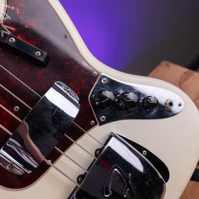 1966 Fender Jazz Bass Refin White image 9