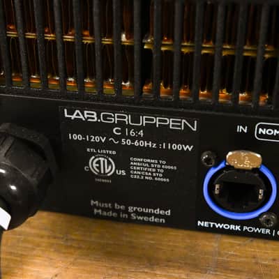 Lab Gruppen C 16:4 1600W Four-Channel Power Amplifier CG015RF image 10