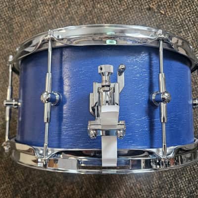 Reverie Drum Company 6x13 Maple Snare Drum Blue Lacquer image 4