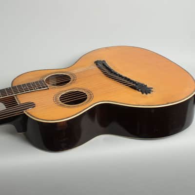 Stahl 10 Sub-Bass Harp Guitar, made by Larson Brothers, c. 1912, NO CASE case. image 7