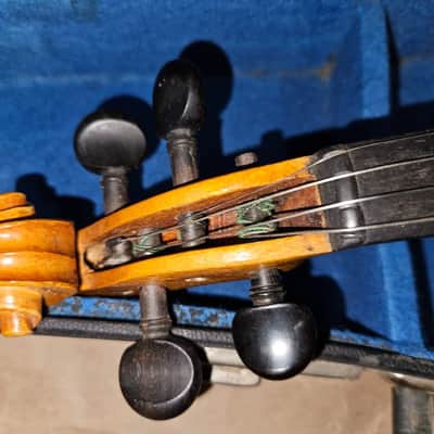 Josef Lorenz Luby (Schonbach) 3/4 Violin, Czech, Glasser bow. Very Good Cond image 9
