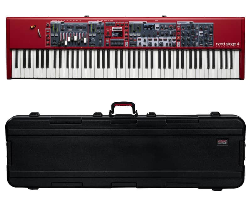 Nord Stage 4 88 88-Key Fully-Weighted Keyboard + Gator Cases TSA Case image 1