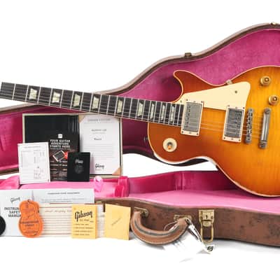 Gibson 1959 Les Paul Standard Faded Peach Burst Heavy Aged image 3