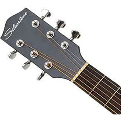 Silvertone Songwriter Series Parlor Acoustic - Satin Natural - Open Box image 4