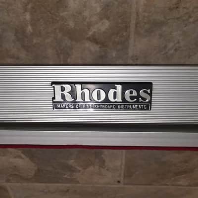 Fender Rhodes Rail w/ faceplate & name plate logo for Suitcase 73 mark I janus tremolo preamp model image 3