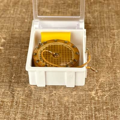 Vintage Rare Neumann K87 Original Capsule. Fiberboard Rings. Original Gold. For vintage U87 1960s KK87 image 6