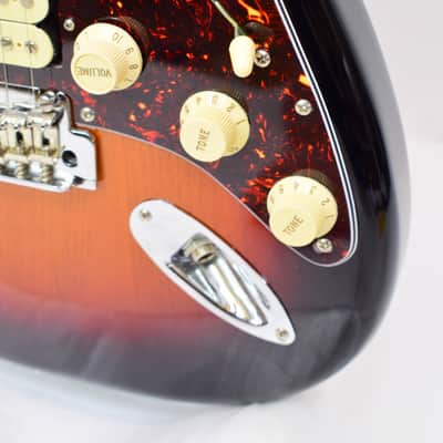 2020 Fender Deluxe Stratocaster HSS Electric Guitar, MIM, 3-Color Sunburst image 5