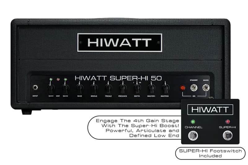 Hiwatt Super Hi 50 2026 - Black image 1