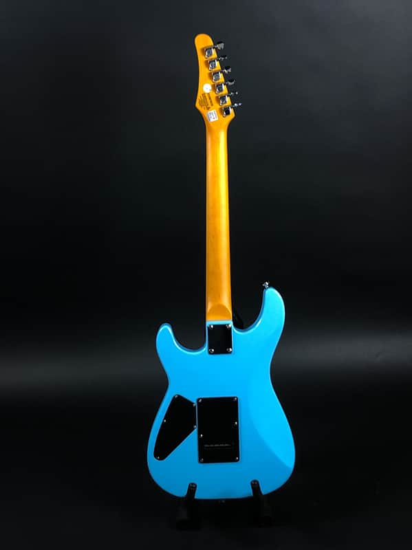 Samick SS50 Single Humbucker Electric Guitar, Blue | Reverb