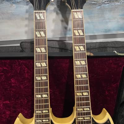Gibson Custom Shop Don Felder "Hotel California" EDS-1275 Double Neck (Signed, Aged) 2010 - Aged White image 14