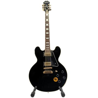 2010 Epiphone B.B. King Lucille Black Semi-Hollow Guitar with OHSC image 2