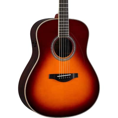Yamaha Brown Sunburst Ll Transacoustic Guitar image 1