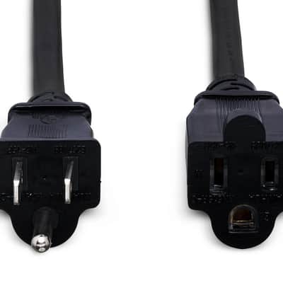 Hosa PWX-425 Power Extension Cord 25 ft NEMA 5-15R to NEMA 5-15P, 14 AWG image 2